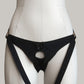 Classic Velcro Mid Rise Strap On Harness (Black)