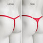 Mesh Support Thong For Chastity Cage (Red)