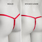 Mesh Support Thong For Chastity Cage (Red)