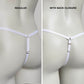 Mesh Support Thong For Chastity Cage (White)