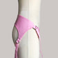 Saddle Velcro Mid Rise Strap On Harness Light Pink