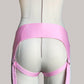 Saddle Velcro Mid Rise Strap On Harness Light Pink