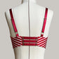 Anastasia Ouvert Wire Bra Red and White