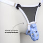 Mesh Support Slip Briefs For Chastity Cage (French Maid)