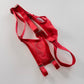 Mesh Support Slip Briefs For Chastity Cage (Red)