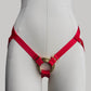 Elastic Strap On Harness "Selene" (Red)