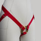Elastic Strap On Harness "Selene" (Red)