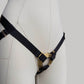 Elastic Strap On Harness "Selene" Black