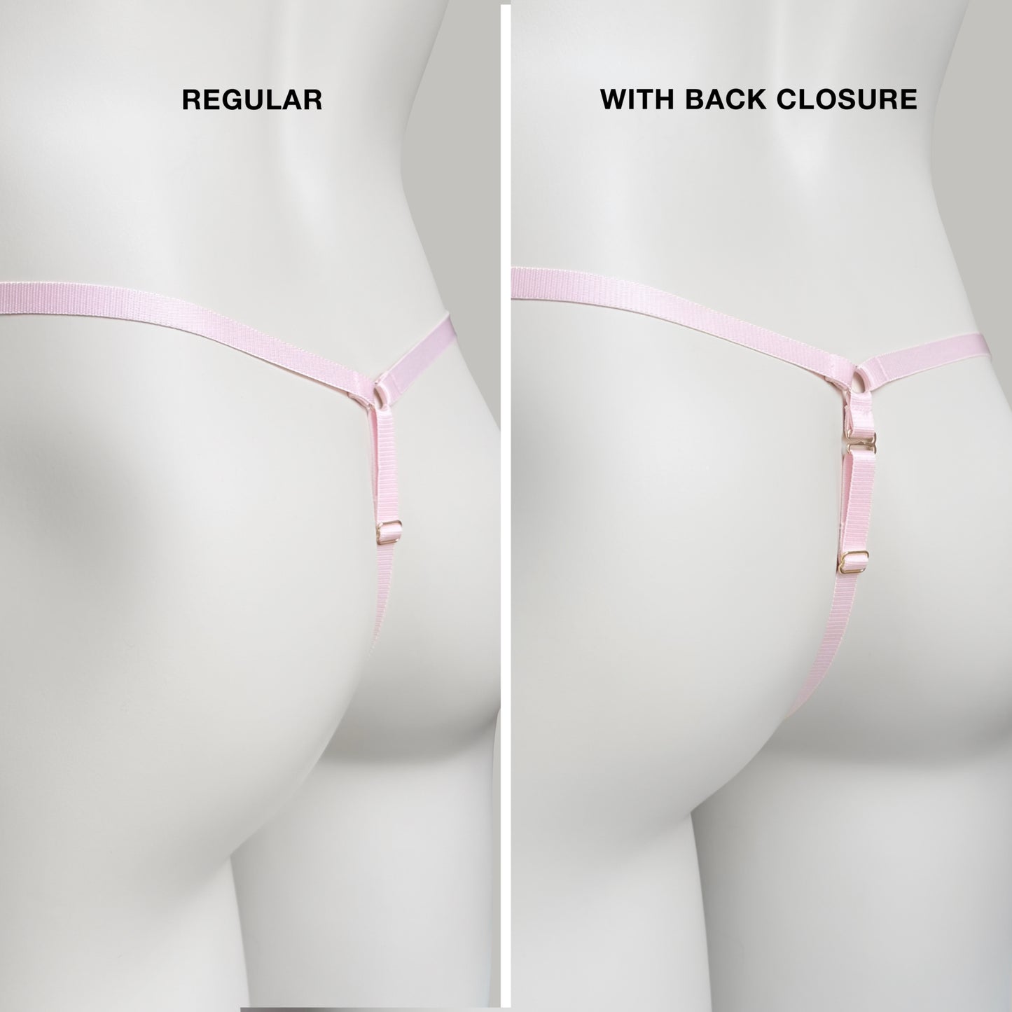 Mesh Support Thong For Chastity Cage (Pink)