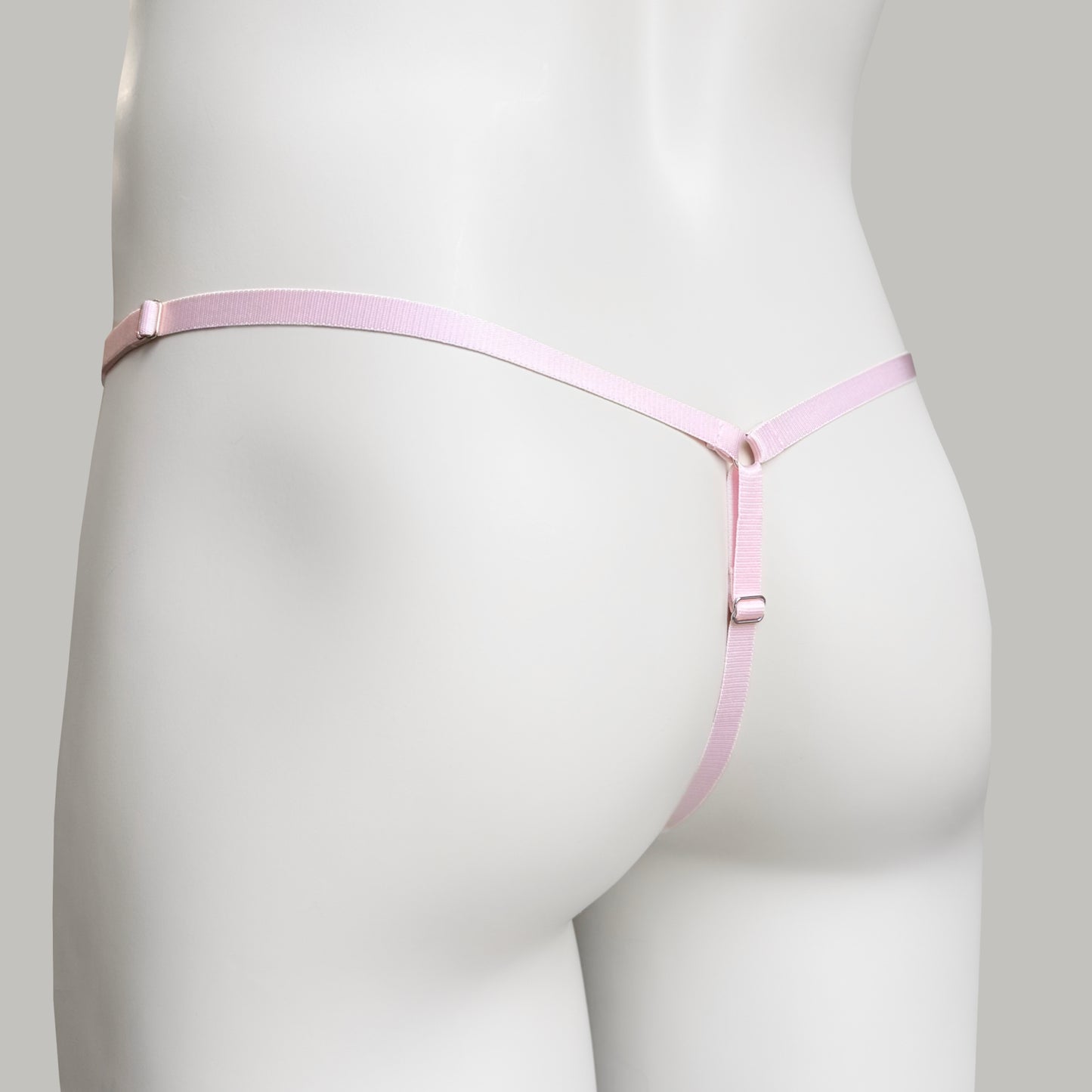Mesh Support Thong For Chastity Cage (Pink)