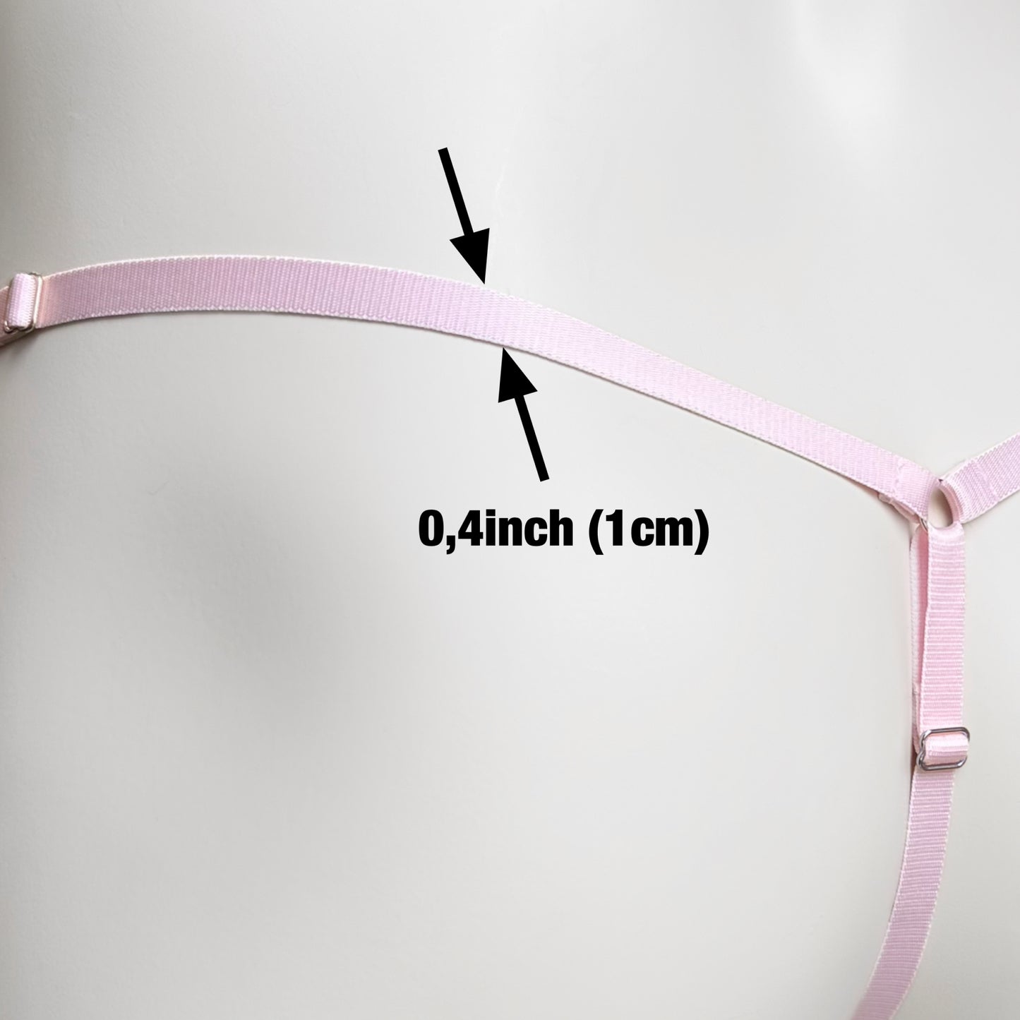 Mesh Support Thong For Chastity Cage (Pink)