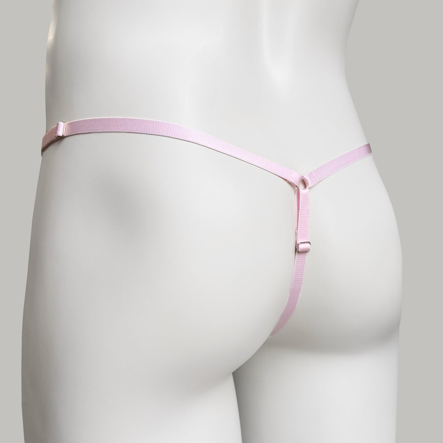 Mesh Support Thong For Chastity Cage (Pink)