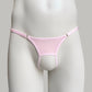 Crotchless Mesh Thong (Pink)
