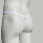 Crotchless Mesh Thong (White)