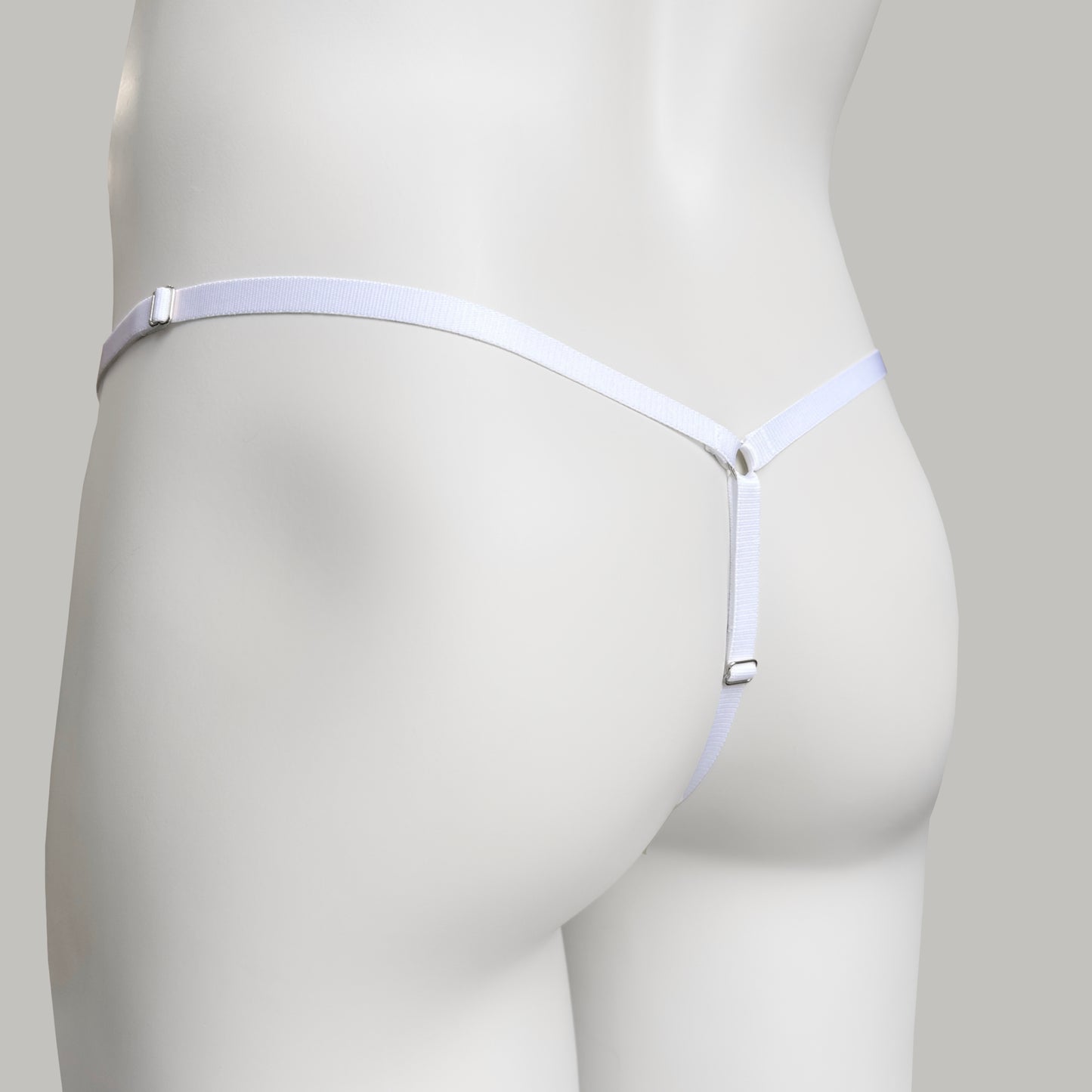 Mesh Support Thong For Chastity Cage (French Maid)