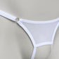 Crotchless Mesh Thong (White)
