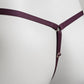 Mesh Support Thong For Chastity Cage (Burgundy)