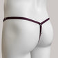 Mesh Support Thong For Chastity Cage (Burgundy)