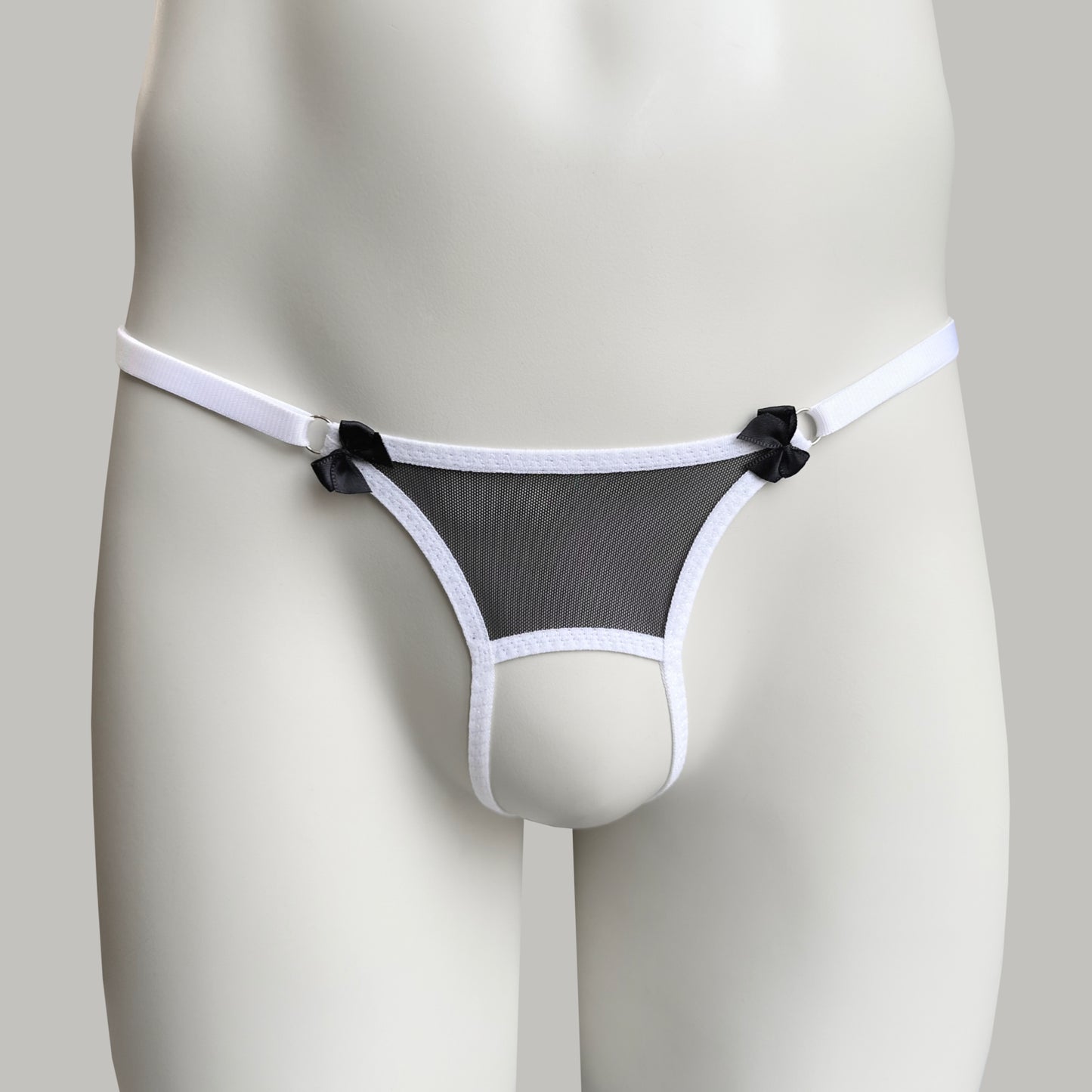 Crotchless Mesh Thong (Housemaid)