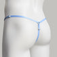 Mesh Support Thong For Chastity Cage (Sky Blue)