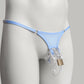 Mesh Support Thong For Chastity Cage (Sky Blue)