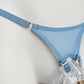 Mesh Support Thong For Chastity Cage (Dusty Blue)