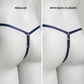 Mesh Support Thong For Chastity Cage (Navy)