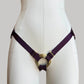 Elastic Strap On Harness "Selene" (Burgundy)