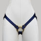 Elastic Strap On Harness "Selene" (Navy)
