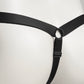 Monochrome Three Straps Support Belt For Chastity Cage (Black)