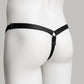 Monochrome Three Straps Support Belt For Chastity Cage (Black)