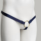Monochrome Three Straps Support Belt For Chastity Cage (Navy)
