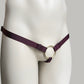 Monochrome Three Straps Chastity Cage Support Belt Navy