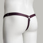 Monochrome Three Straps Support Belt For Chastity Cage (Burgundy)