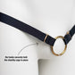 Two Straps Support Belt For Chastity Cage (Black)