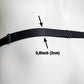Monochrome Two Straps Support Belt For Chastity Cage (Black)