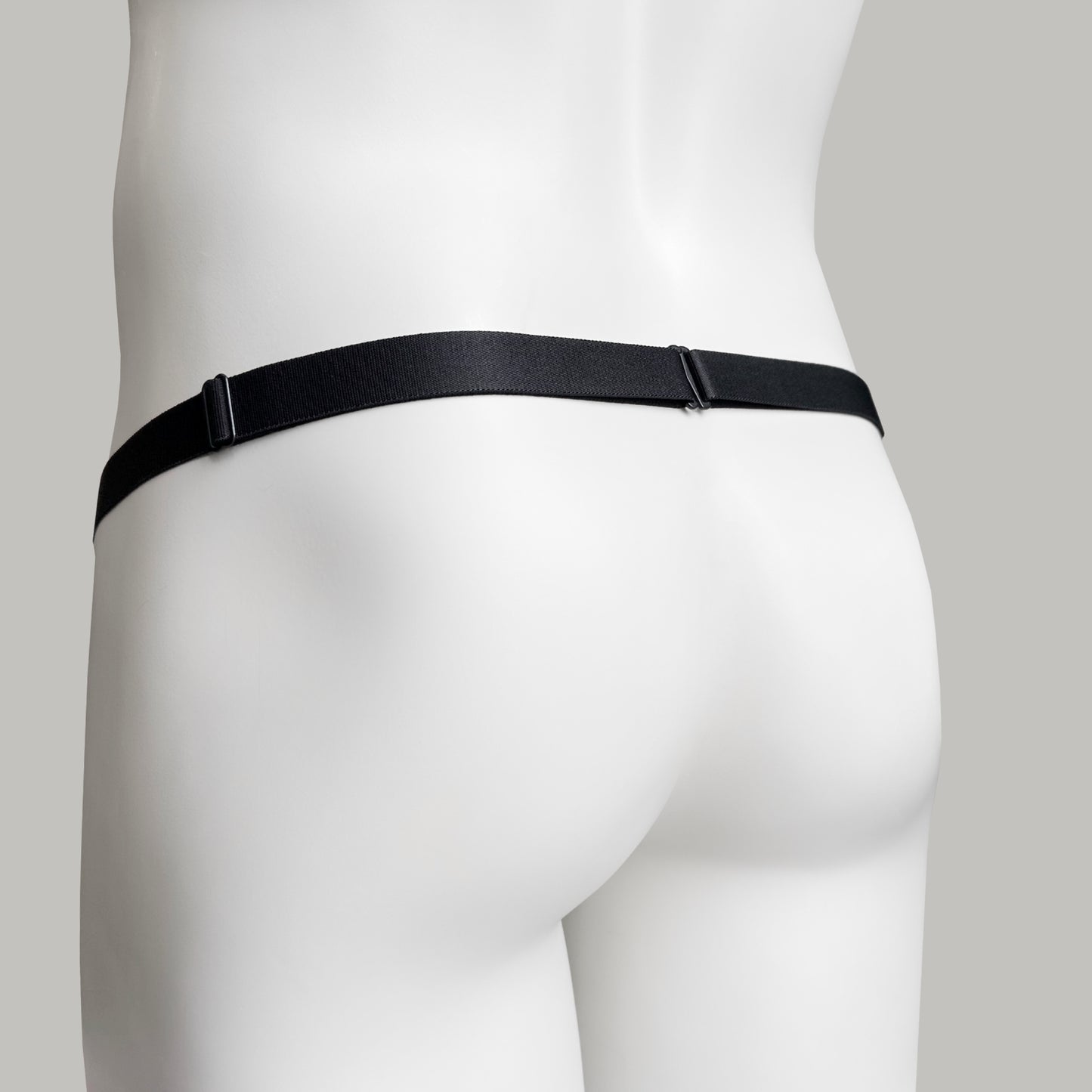 Monochrome Two Straps Support Belt For Chastity Cage (Black)