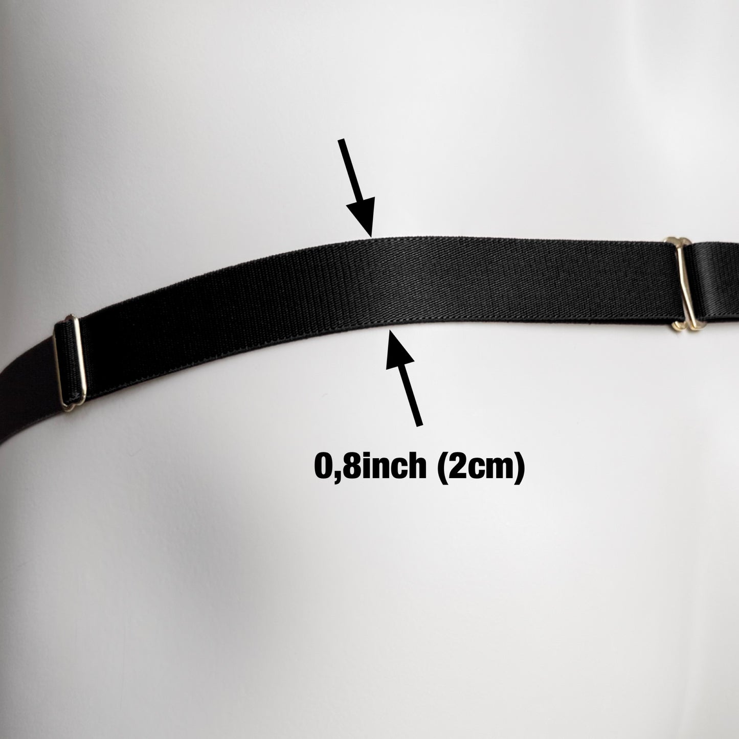 Two Straps Support Belt For Chastity Cage (Black)
