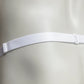 Monochrome Two Straps Chastity Cage Belt White
