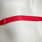 Monochrome Two Straps Chastity Cage Belt Red