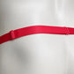 Monochrome Two Straps Support Belt For Chastity Cage (Red)