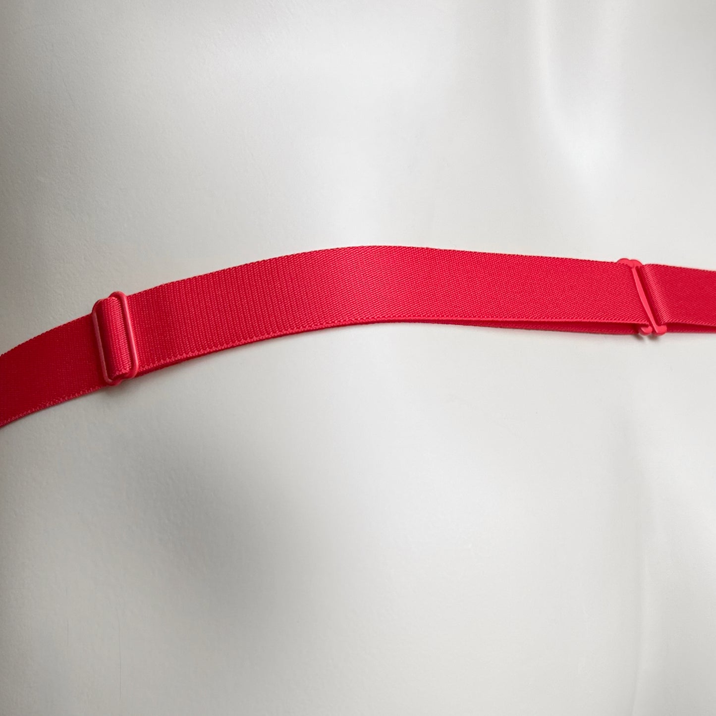 Monochrome Two Straps Support Belt For Chastity Cage (Red)