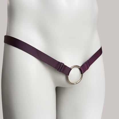 Monochrome Two Straps Support Belt For Chastity Cage (Burgundy)