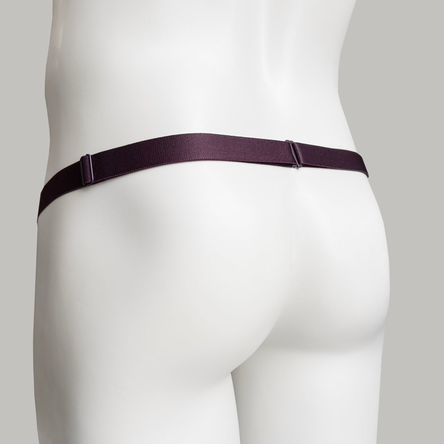 Monochrome Two Straps Support Belt For Chastity Cage (Burgundy)