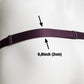 Monochrome Two Straps Support Belt For Chastity Cage (Burgundy)