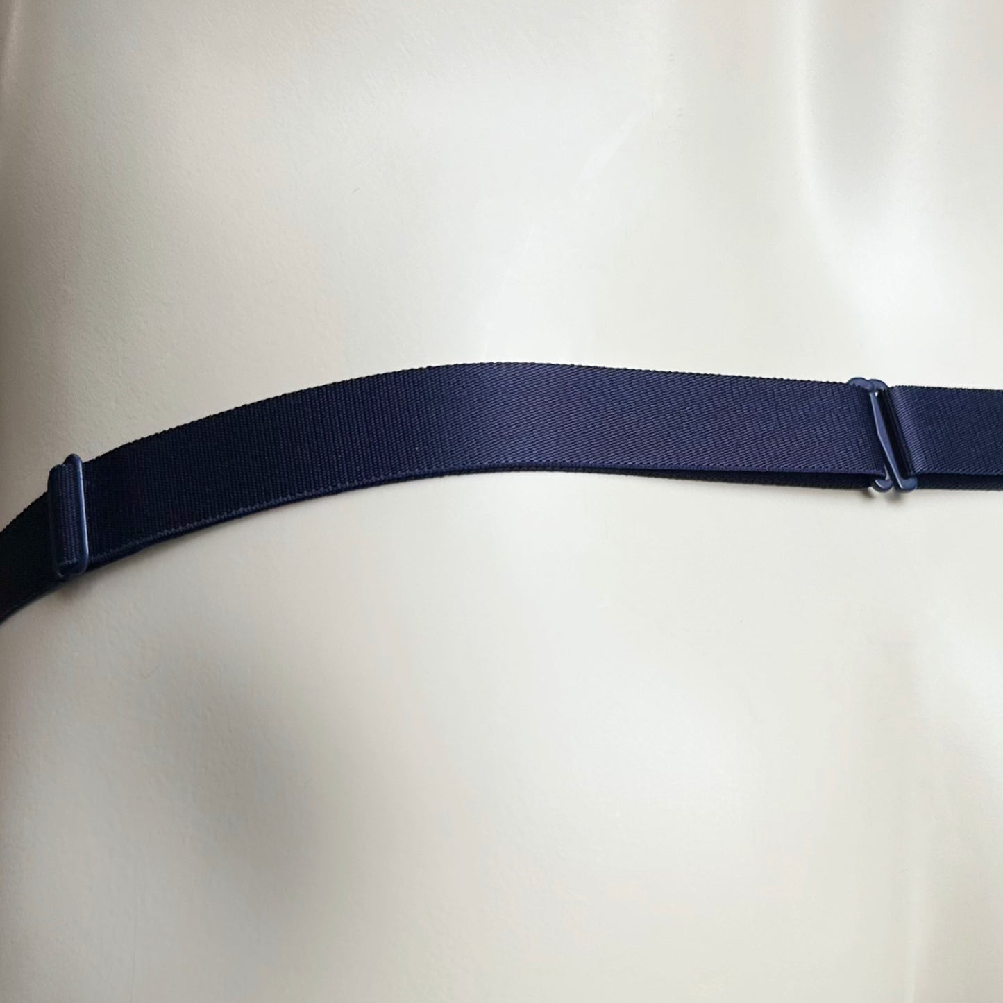 Monochrome Two Straps Chastity Cage Belt Navy