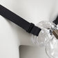 Monochrome Two Straps Support Belt For Chastity Cage (Black)