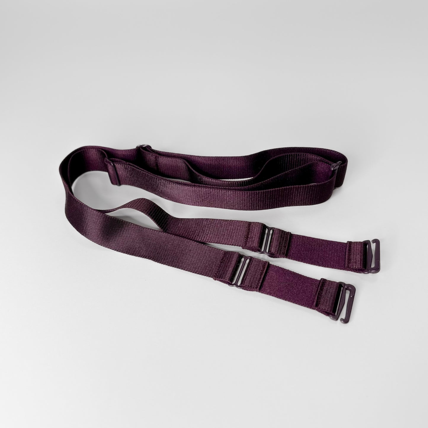 Monochrome Two Straps Support Belt For Chastity Cage (Burgundy)