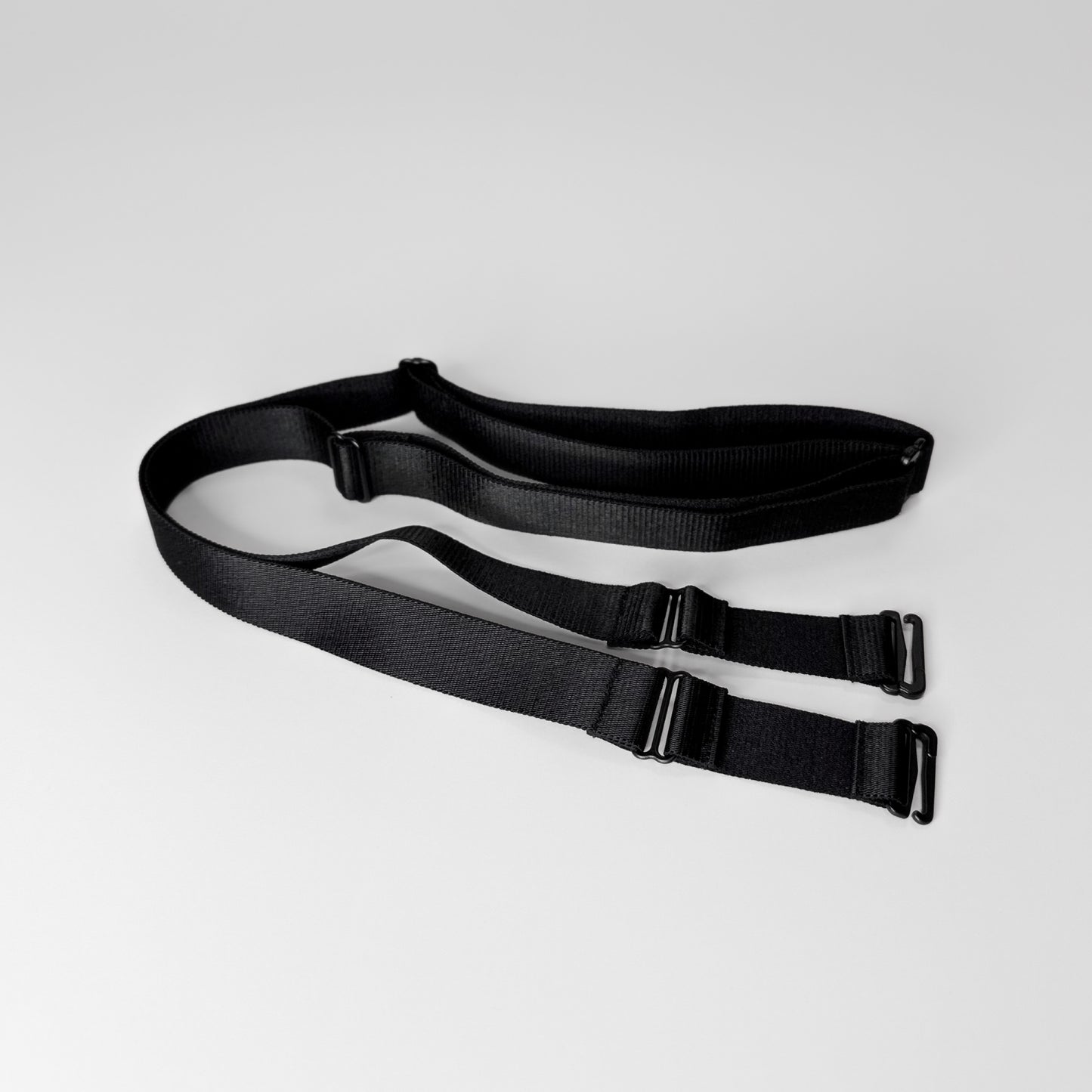 Monochrome Two Straps Support Belt For Chastity Cage (Black)