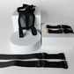 Monochrome Two Straps Support Belt For Chastity Cage (Black)